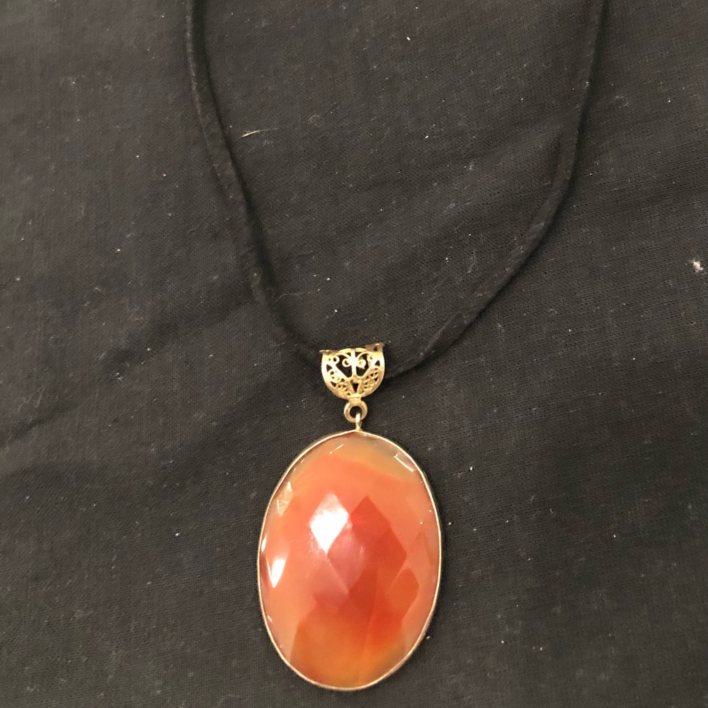 Topaz pendent from Russia.perfect color